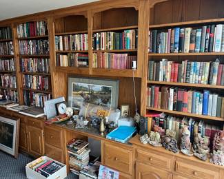 Massive library containing 1,000s of books throughout the house.