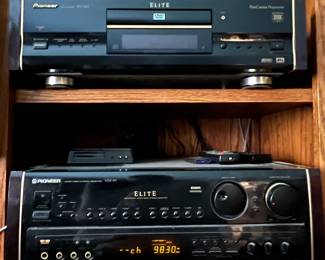 Pioneer DVD player, DV-38A; Pioneer Audio/Video Stereo Receiver, VSX-99.