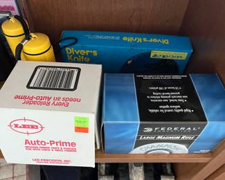 Hundreds of hunting supplies/accessories to be sold.
