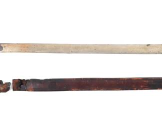 Lot 18 Spanish Colonial Bear Pommel Sword wSheath