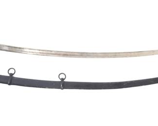 Lot 6 M1860 Cavalry Saber Sword with Scabbard