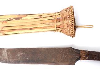 Lot 87 Philippines Machete w Sheath