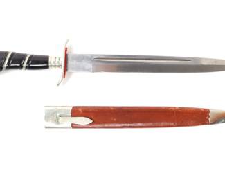 Lot 22 European Hunting Knife wScabbard, circa late1800s