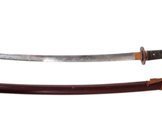 Lot 61 Old Japanese Katana w Scabbard