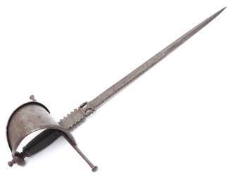 Lot 19 Spanish Main Gauche Parrying Dagger, 17th c.