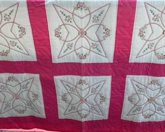 Pink Handmade Quilt
