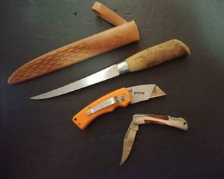 3 Knives * Gerber * No Name * Hi-CUL
