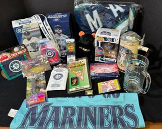 Mariners Bobbleheads & Trading Cards * Pins * Cal Ripken Jr Stein
