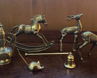Brass figures