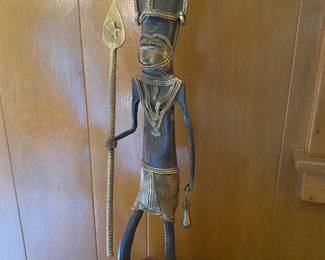 Metal African figure
