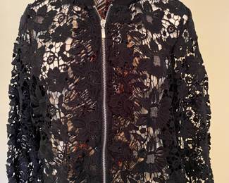 Black lace jacket by Chico’s