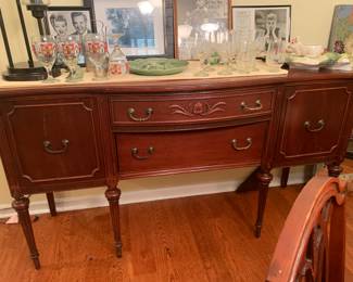 Duncan Phyfe buffet table  (2 of 8 pieces) 1900 series