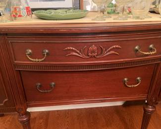 Duncan Phyfe details on buffet  (2 of 8 pieces) 1900 series