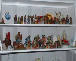 Tom Clark Gnome alphabet figures