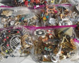 Bags of Costume Jewelry