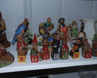 Tom Clark Gnome alphabet figures