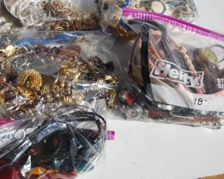 Bags of Costume Jewelry