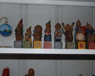 Tom Clark Gnome alphabet figures