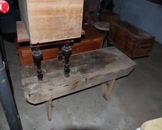 Primitive farm bench