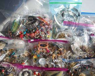 Bags of Costume Jewelry