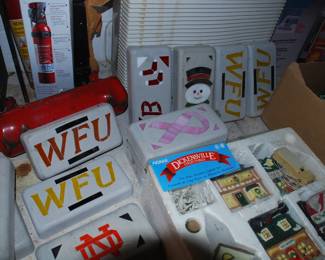 The bricks were made by a family member, They have stain glass mounted in the brick