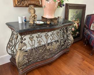 This is a nice heavy sofa table