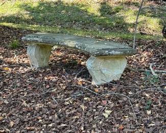 Concrete bench