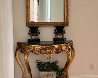 Vtg console Hall tablet