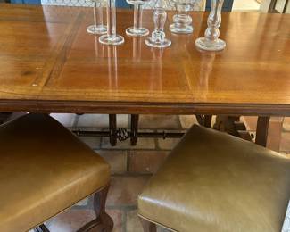 Dining Chairs 6 with leather seats