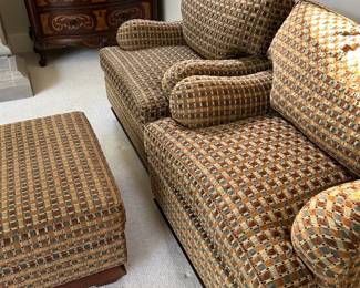 Charles Ray Chairs with ottoman