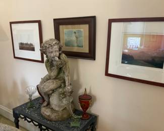 LOOKS LIKE CONCRETE , BUT IT IS POLY.  