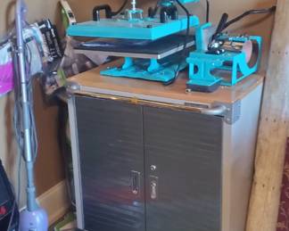 Star craft heat press with all attachments very good condition 15x15