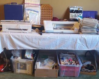 Laminators cricket  Printers and cutters And some sewing stuff