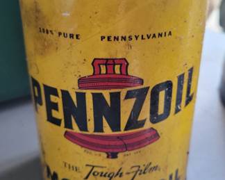 Vintage Pennzoil Oil can