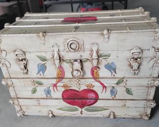 Hand painted trunk