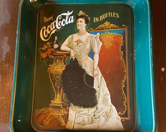 Coca-Cola metal tray