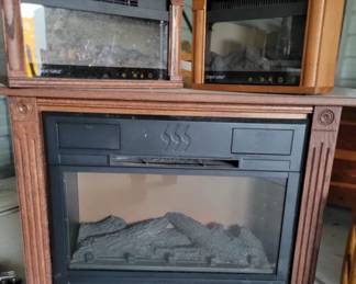 Electric fireplaces and heaters