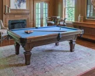 Pool Table, Persian/Oriental Rug
