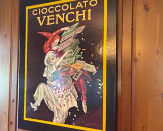 Cioccolato Venchi Printed Canvas Poster