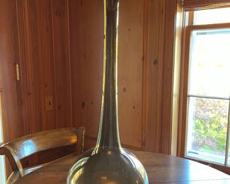 Vintage 1960's Italian Smoked Glass Vase