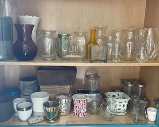 Vases, candles, home goods