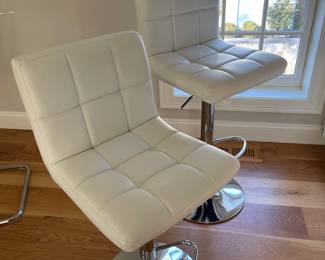 Pair Counter Height Chairs