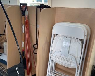 Tools, Folding Chairs, Storage Containers