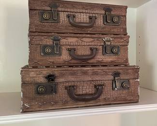 Decorative suitcases