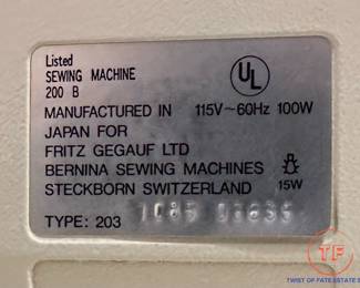 BERNETTE 203 Serger