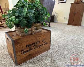 Antique GAMBLE SHOGMO Inc #251 Wood Crate (St. Louis Park MN)