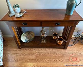 Mission Style Console Table