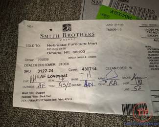 SMITH BROTHERS L-Shaped Sectional