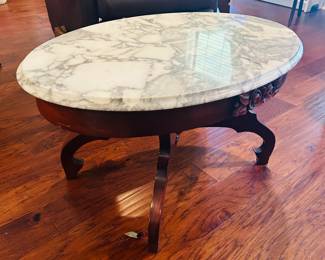 Victorian Marble top Coffee Table