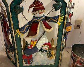 Fireplace screen